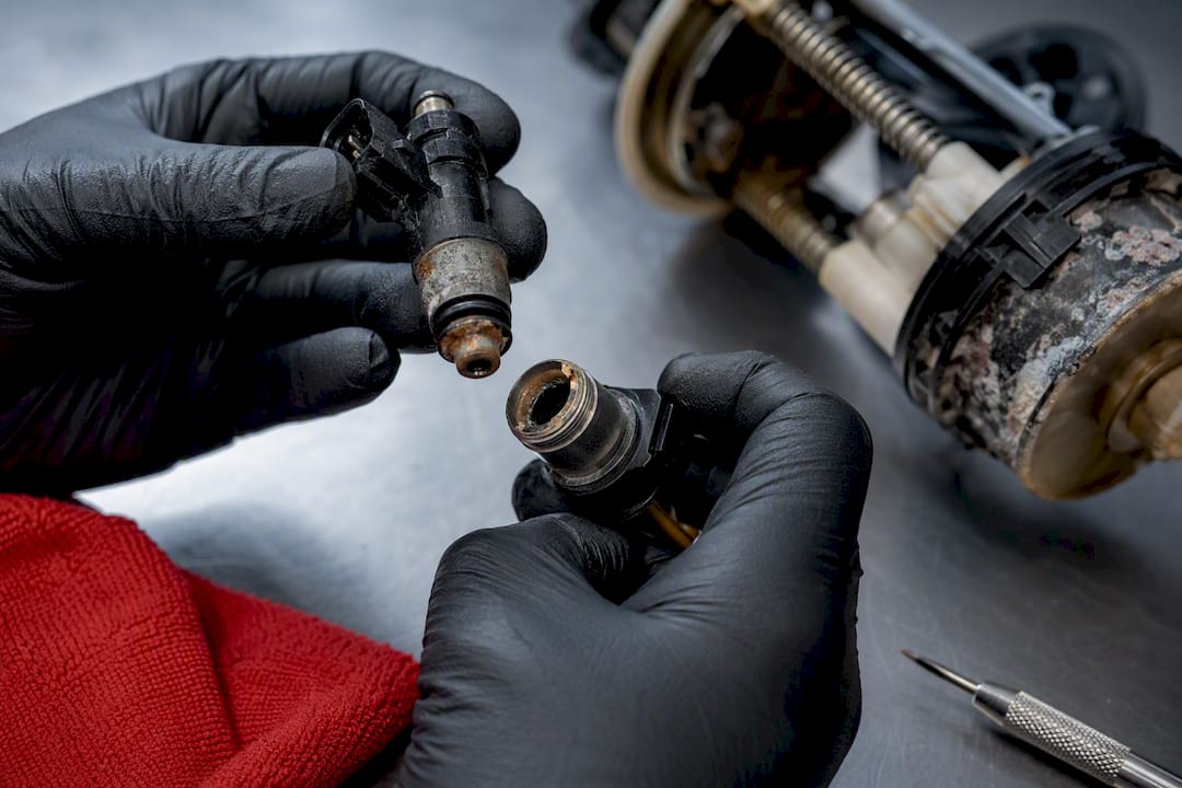 Corrosion on fuel injector components