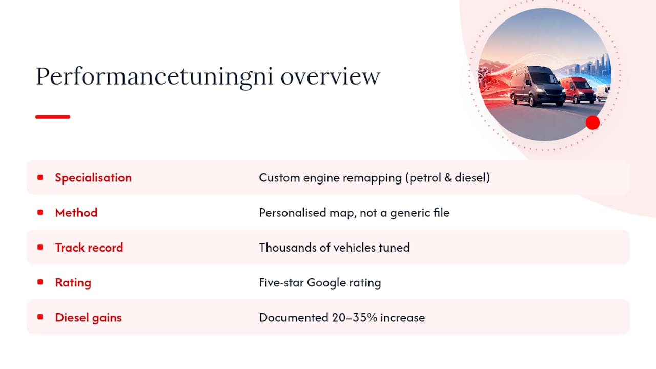 Why Performancetuningni's approach fits this — overview diagram