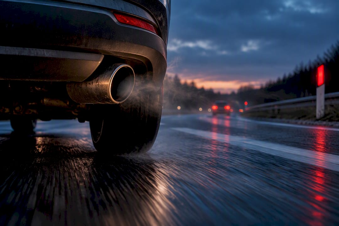 Anonymous exhaust during DPF regeneration drive