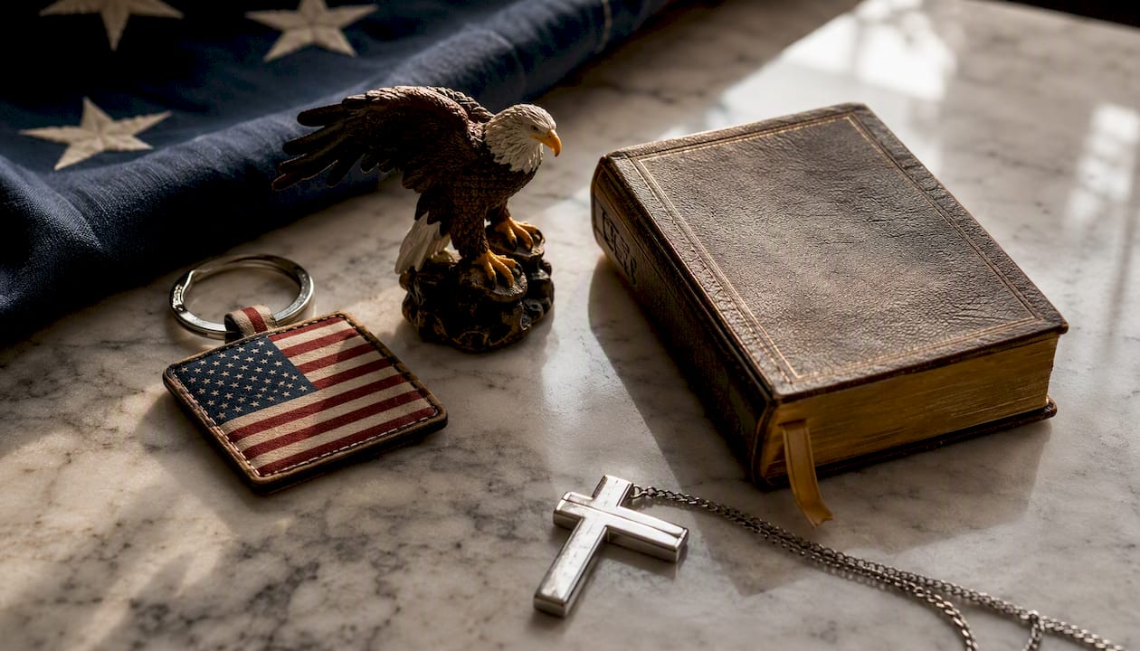 Symbols of conservative political topics