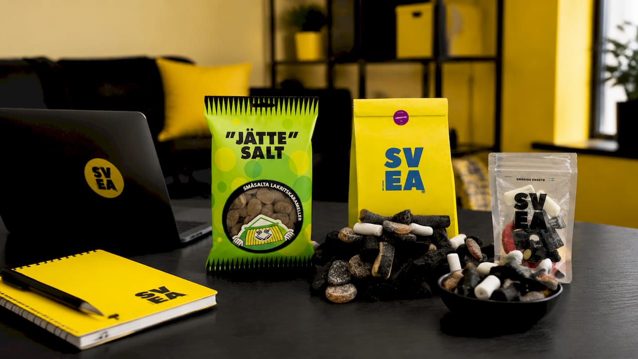 Jättesalt Original - Swedish salty licorice 65g