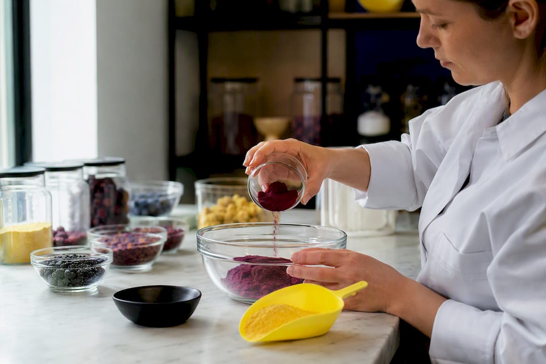 Natural colorants prepared for candy making