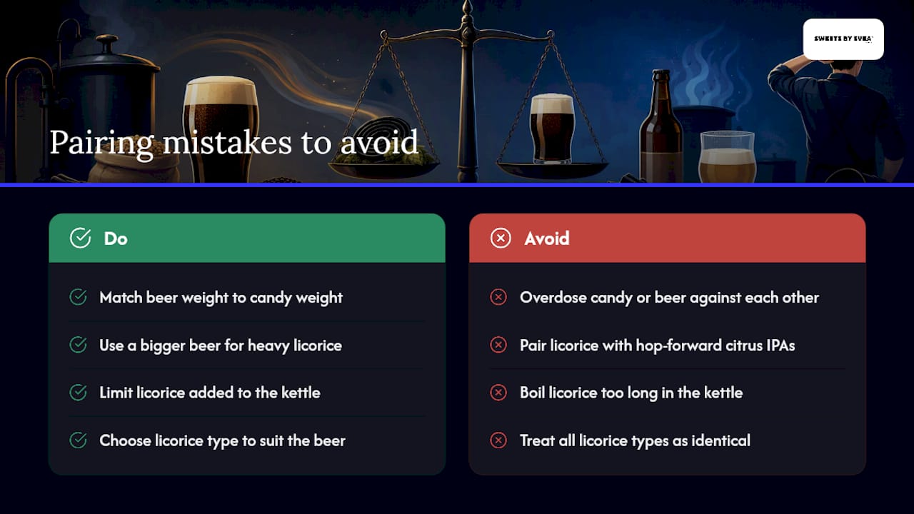 Where Licorice and Beer Pairings Go Wrong — overview diagram