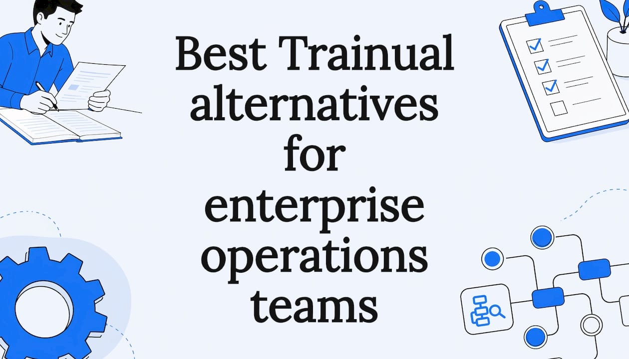 Decorative title card illustration for enterprise operations