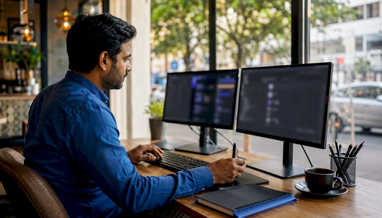 Analyst working on AI process discovery