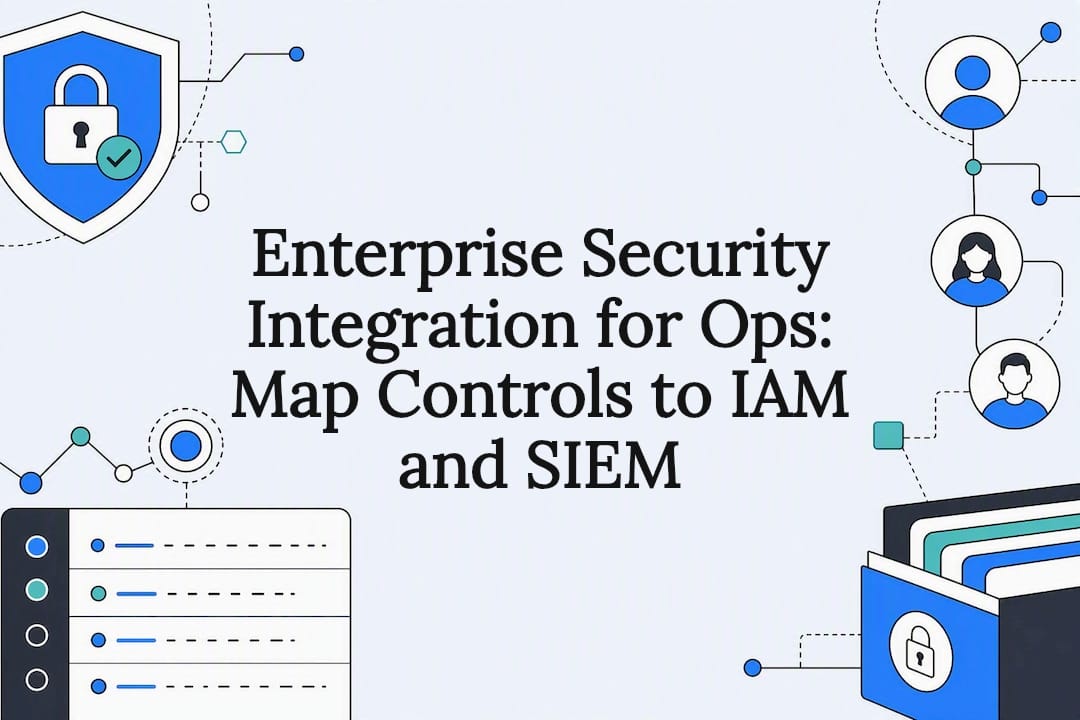 Security integration controls and systems title card