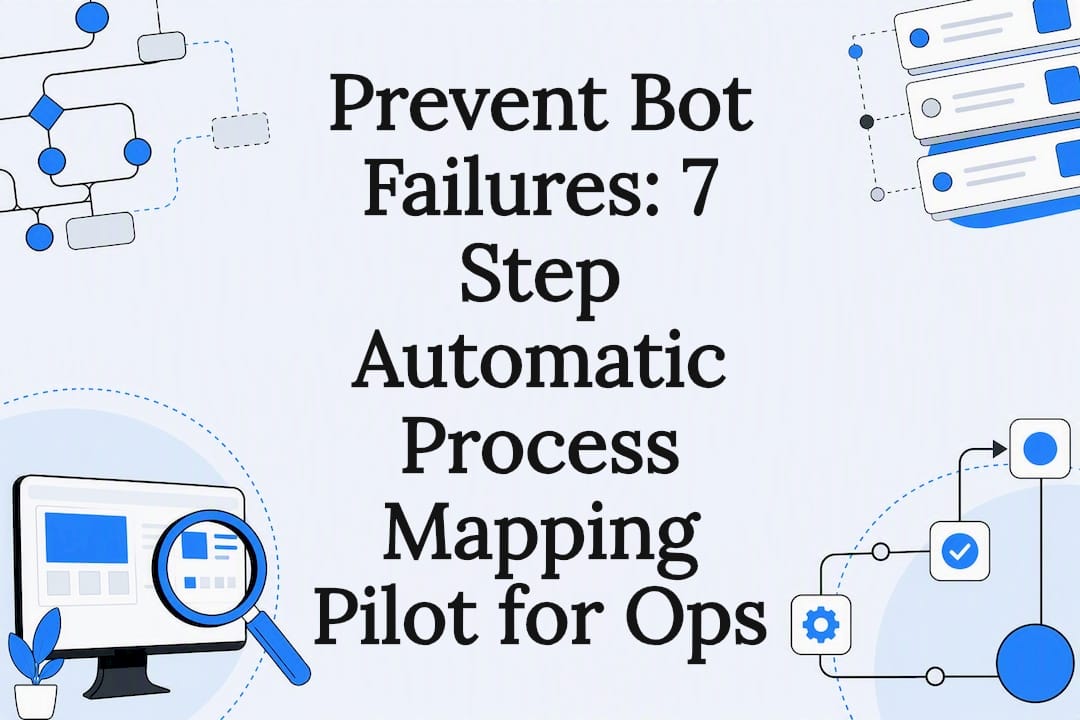 Automatic process mapping title card illustration