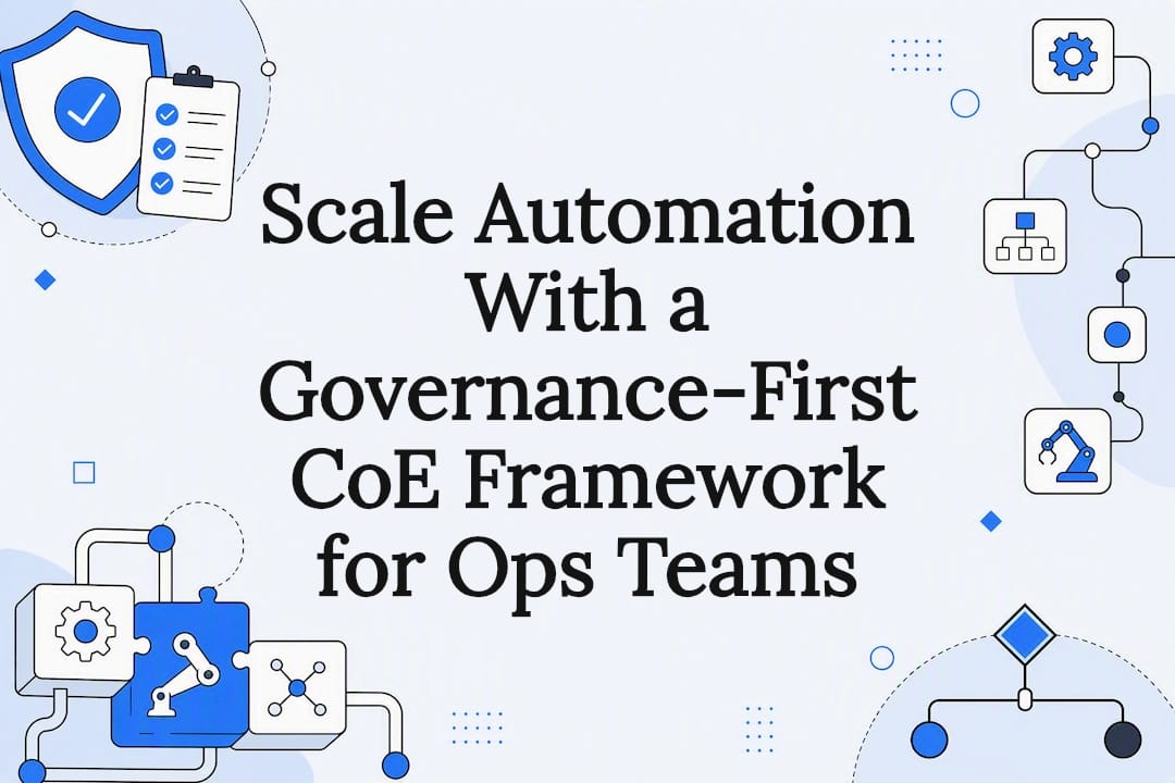 Automation governance title card illustration