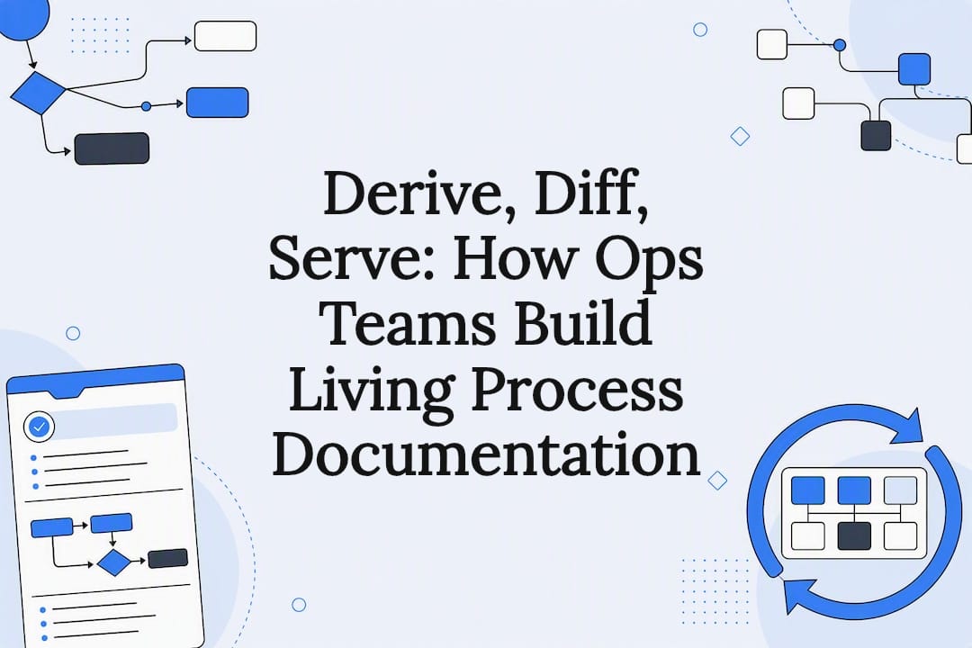 Living process documentation title card illustration