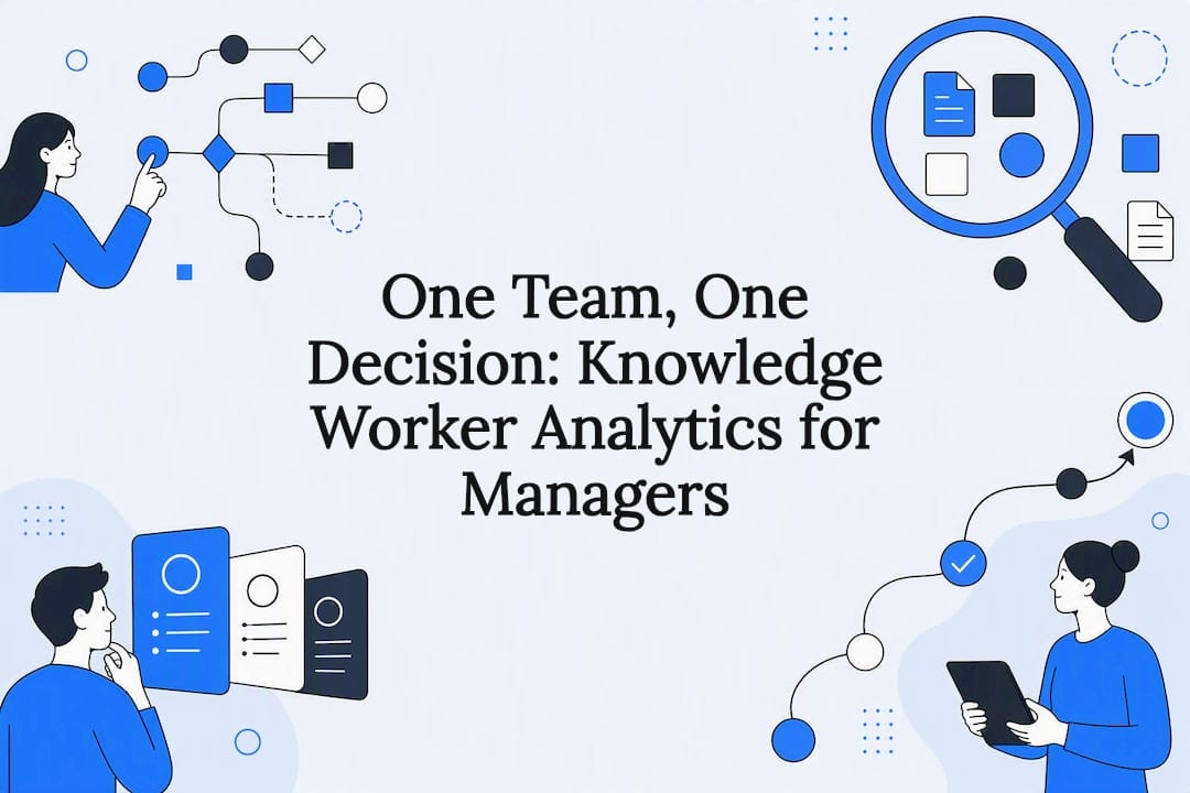 Decorative knowledge analytics title card