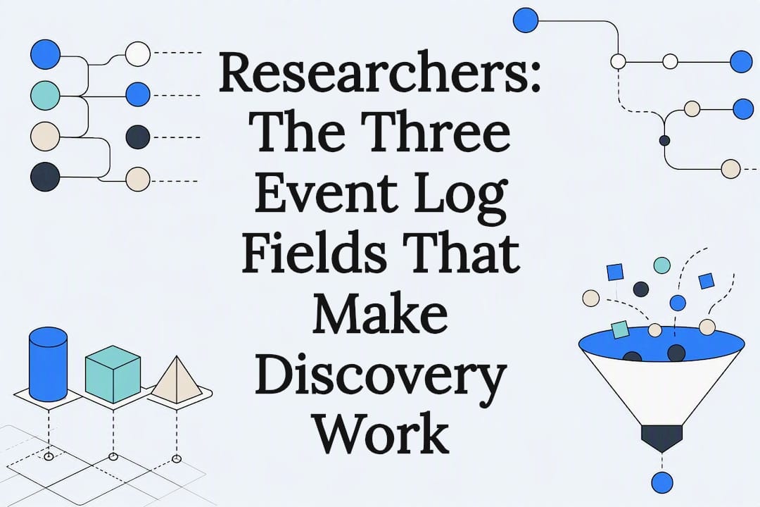 Event log discovery title card illustration
