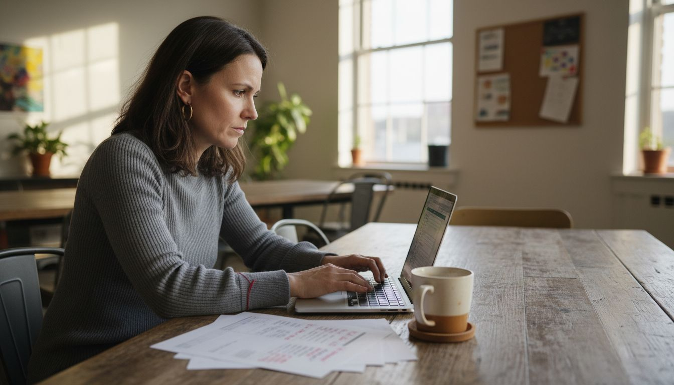 Manager updating ecommerce product listings