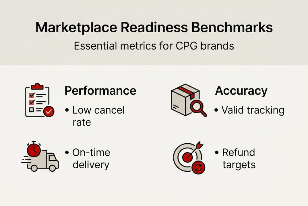 Infographic of marketplace readiness metrics