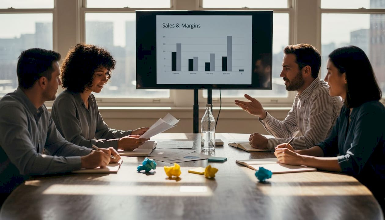 Team discusses CPG sales and margin trends