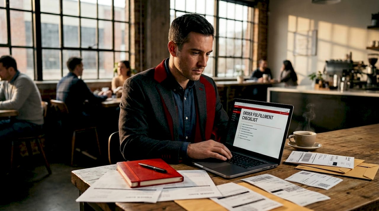 Coordinator handling marketplace order processing
