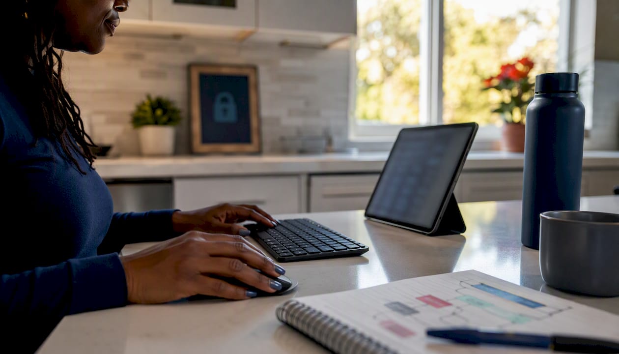 IT professional analyzing logs for credential stuffing