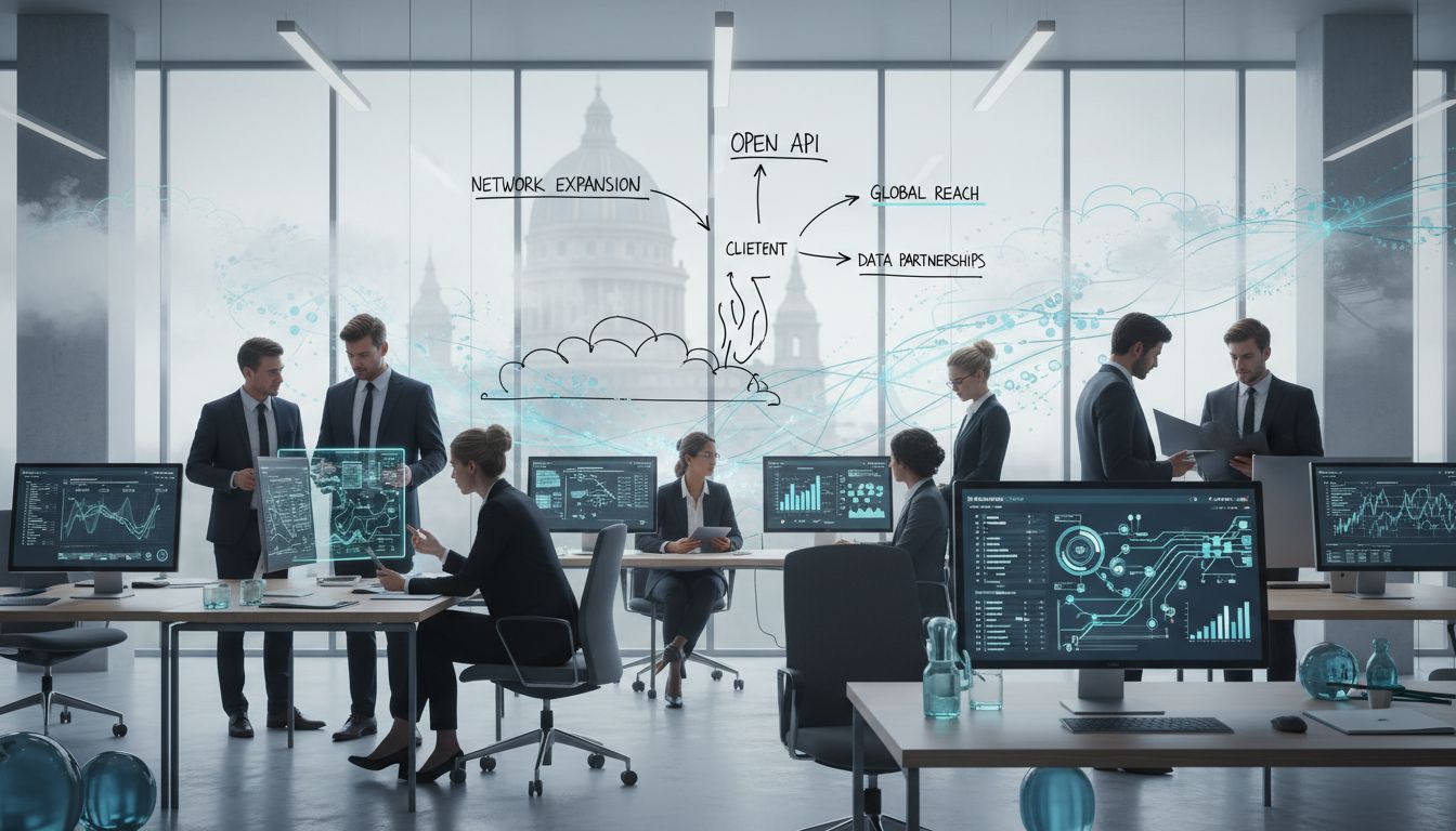 Team using open APIs for insurance distribution