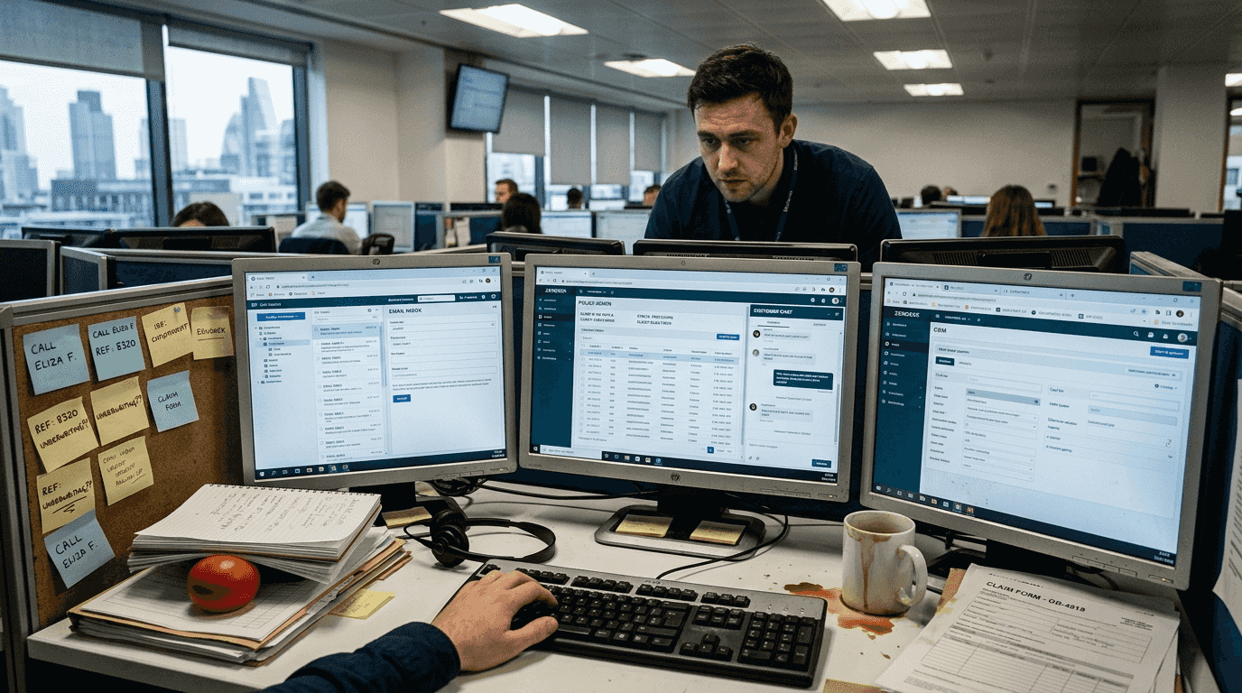 Frustrated rep using multiple old monitors