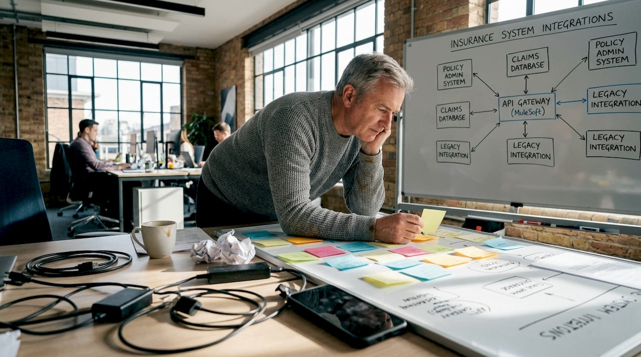 IT manager mapping CRM system integrations