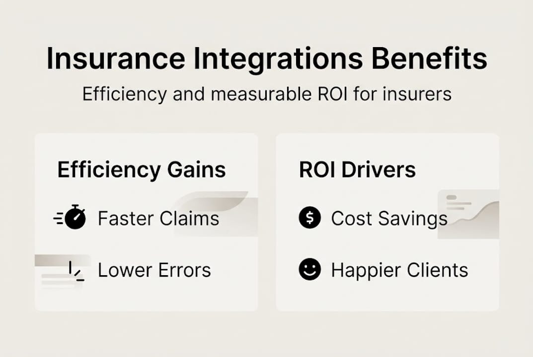 Infographic: insurance integration impact highlights