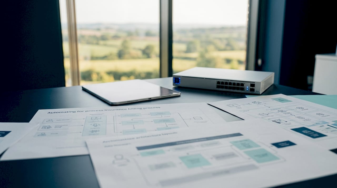 Tablet and hardware for billing automation setup