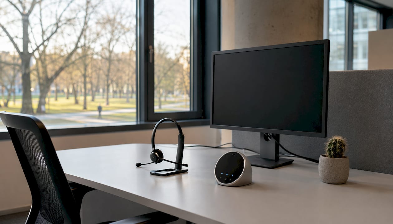 Insurance AI chatbot support workstation