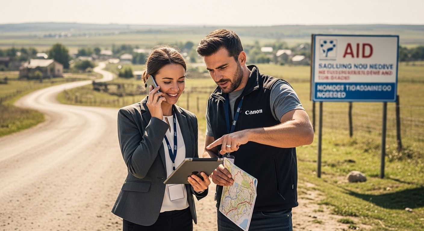 communication humanitaire SIM internationale