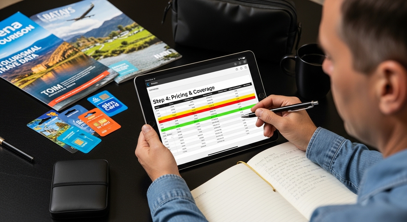 compare travel data plans
