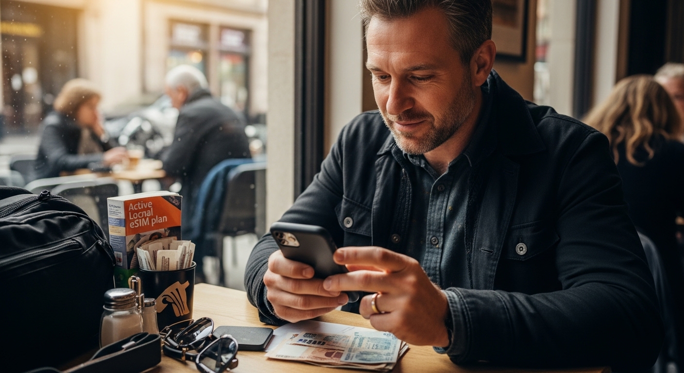 activation esim voyage café