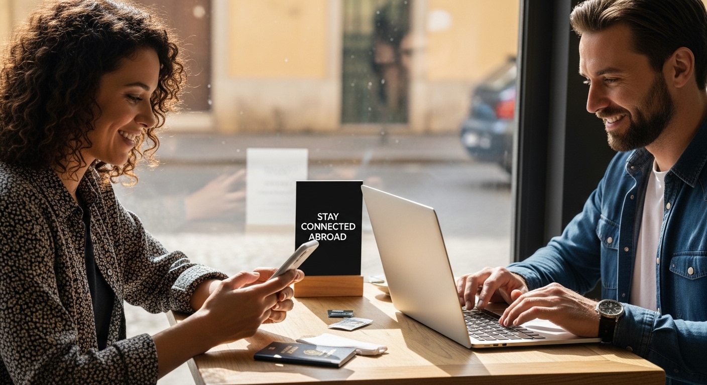 connected travelers abroad