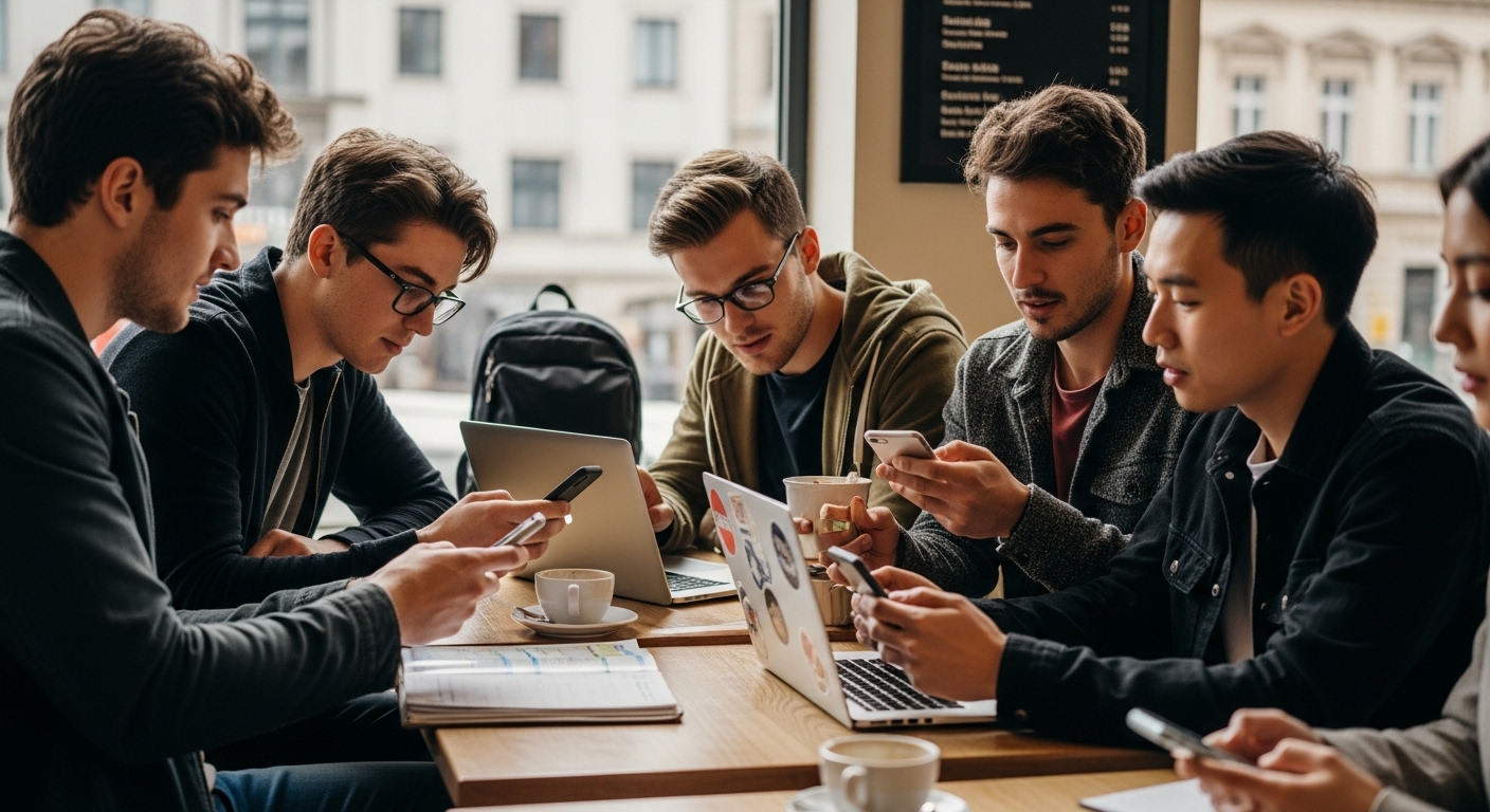 connectivité data sim Europe café