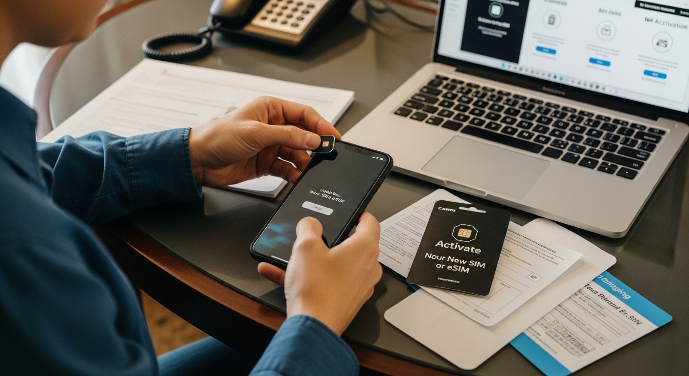 SIM card activation abroad