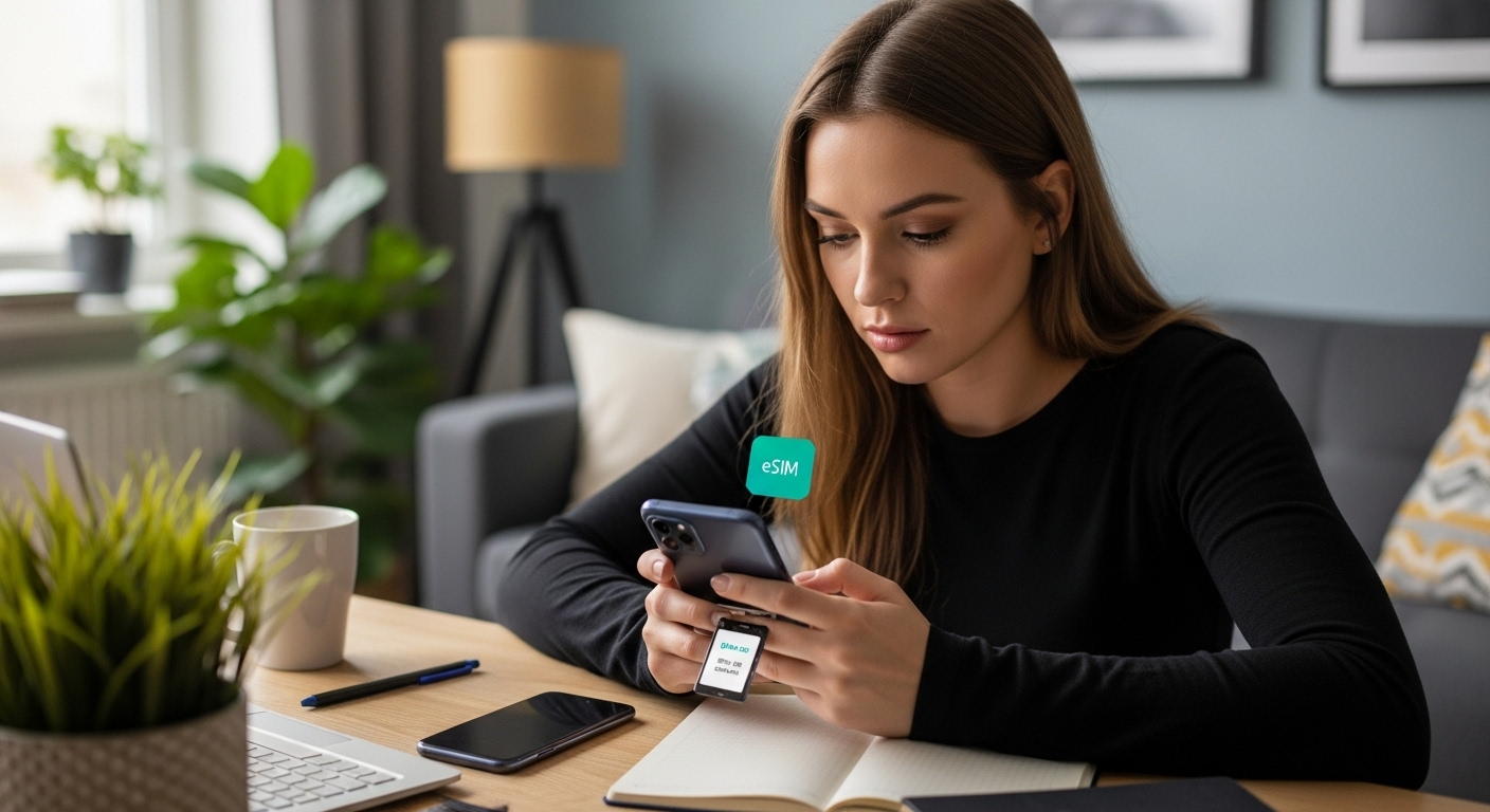 configuración sim digital hogar