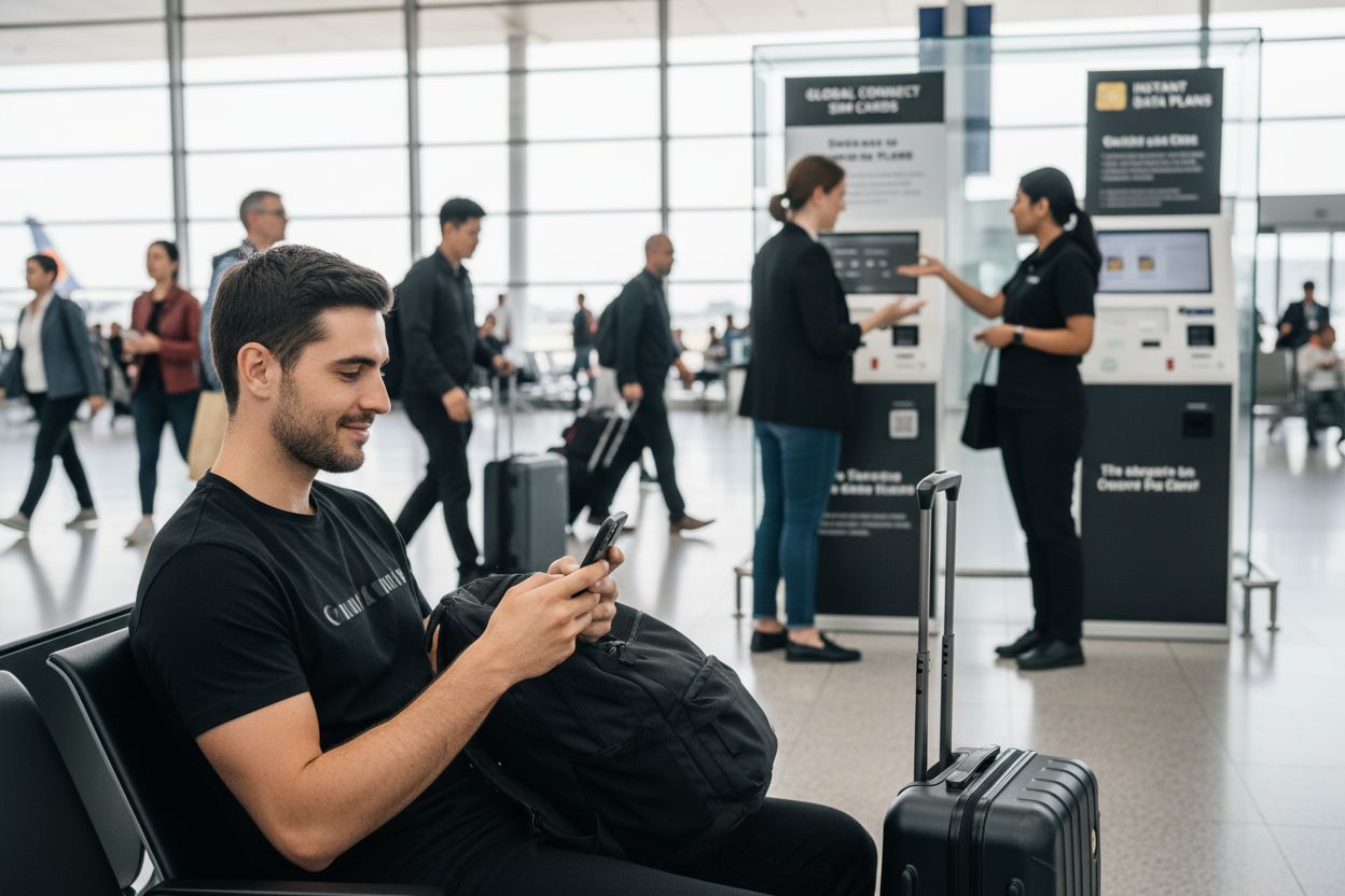 viajero sim prepago roaming aeropuerto