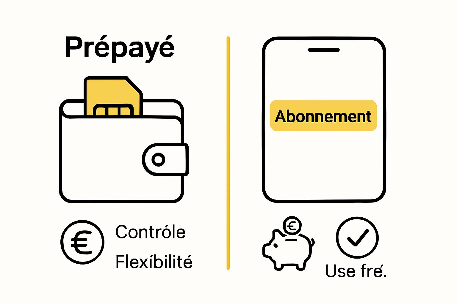 Comparison of prepaid and subscription data plans for travelers