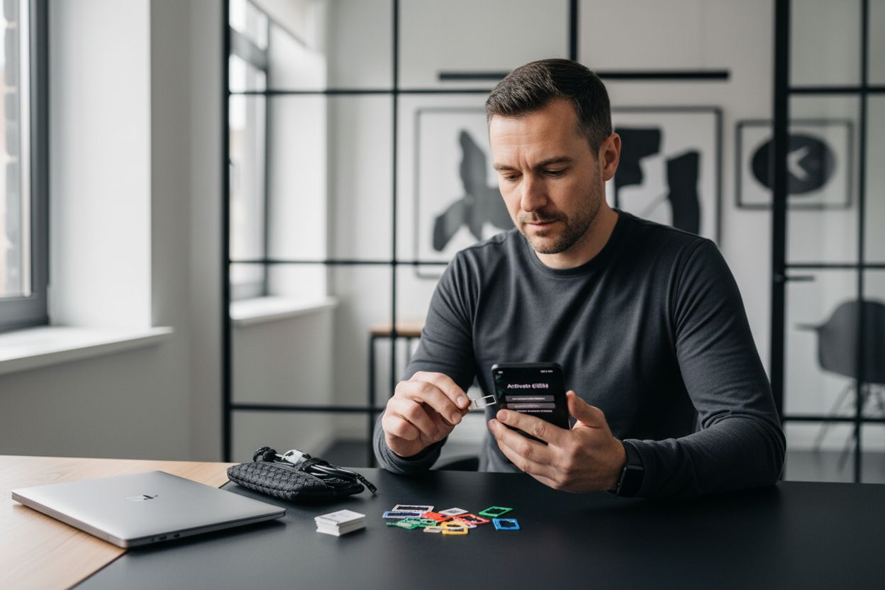 extracción SIM activación eSIM