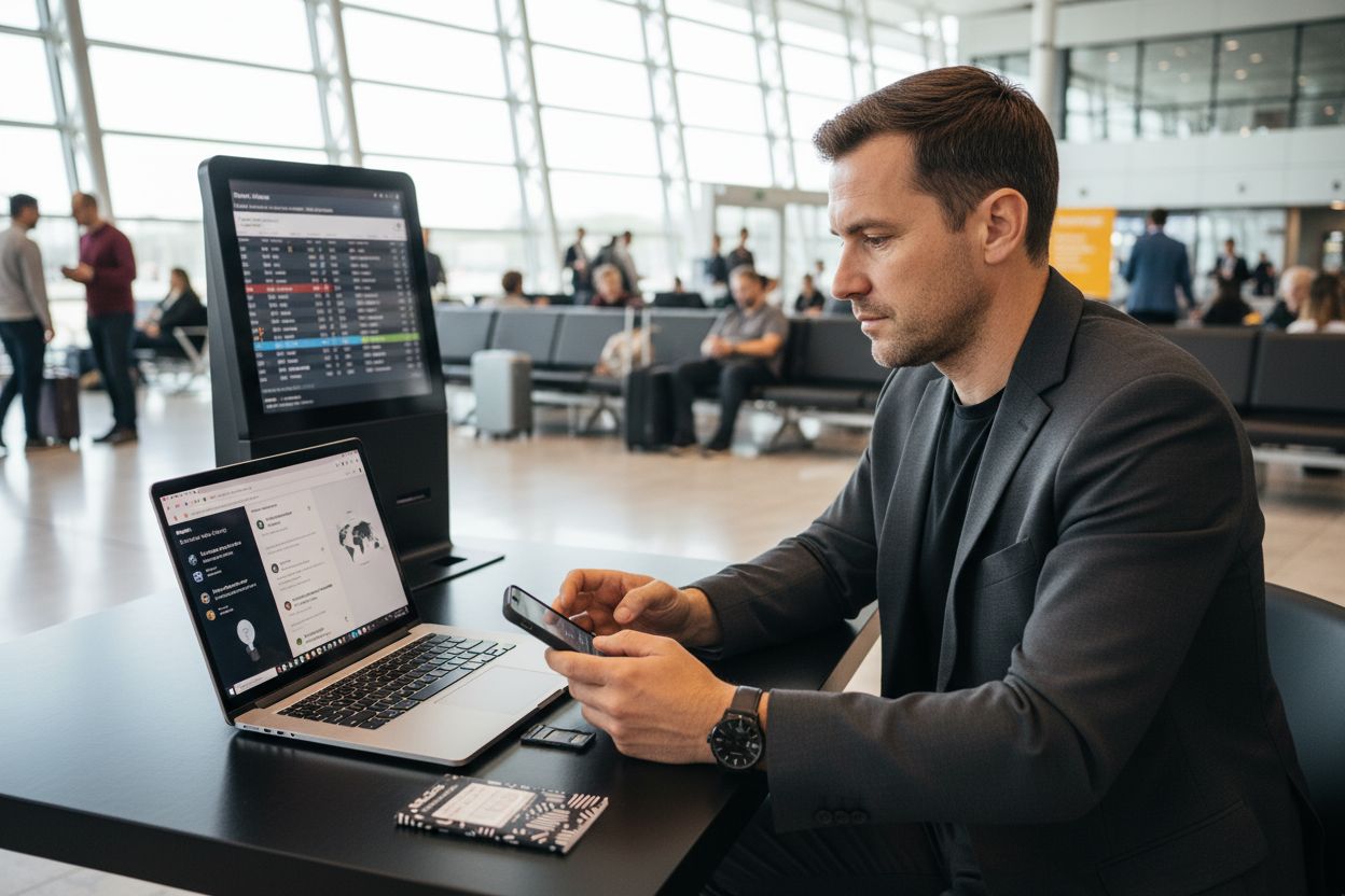 sécurité carte SIM voyageur international