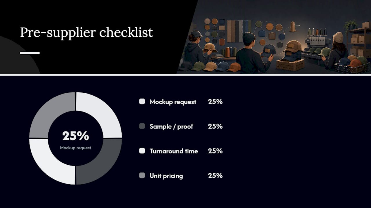 What decisions should you make before designing or ordering patches? — overview diagram