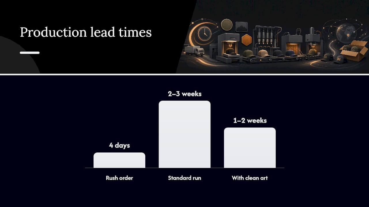 What to expect for pricing, minimums, and production timelines — overview diagram