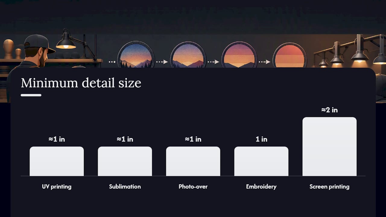 Comparison chart of patch production methods