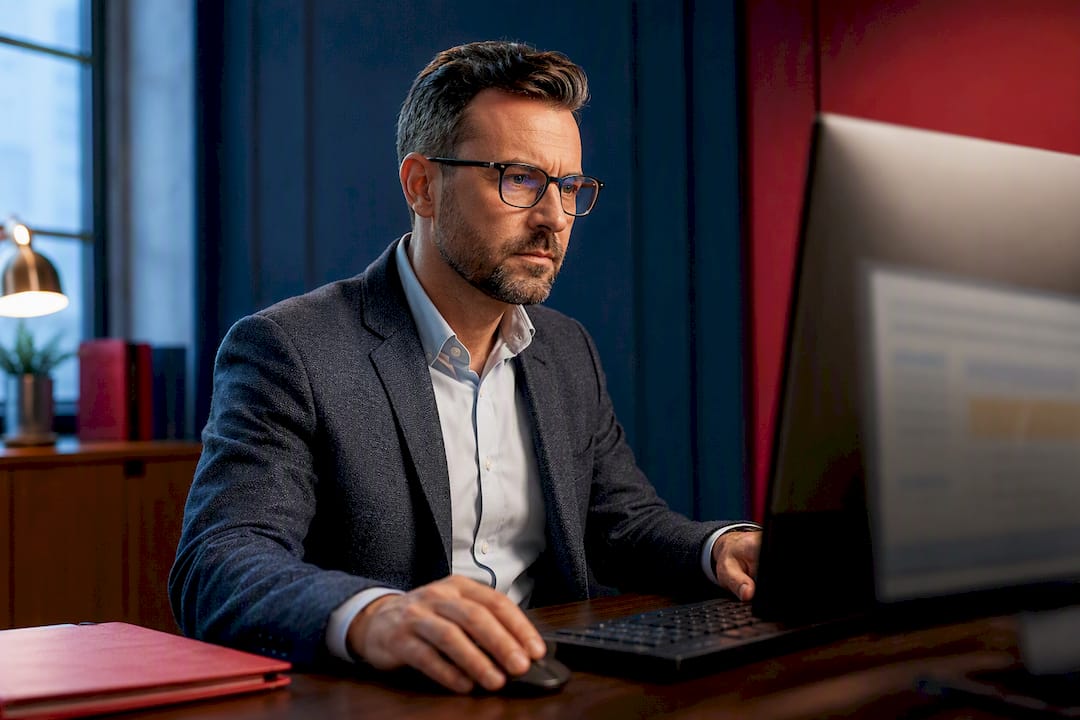 CPA reviewing IRS e-filing service options