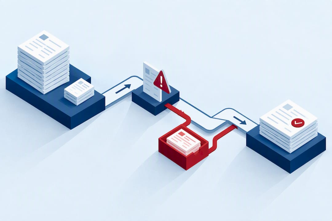 Isometric W-2 exception workflow title card