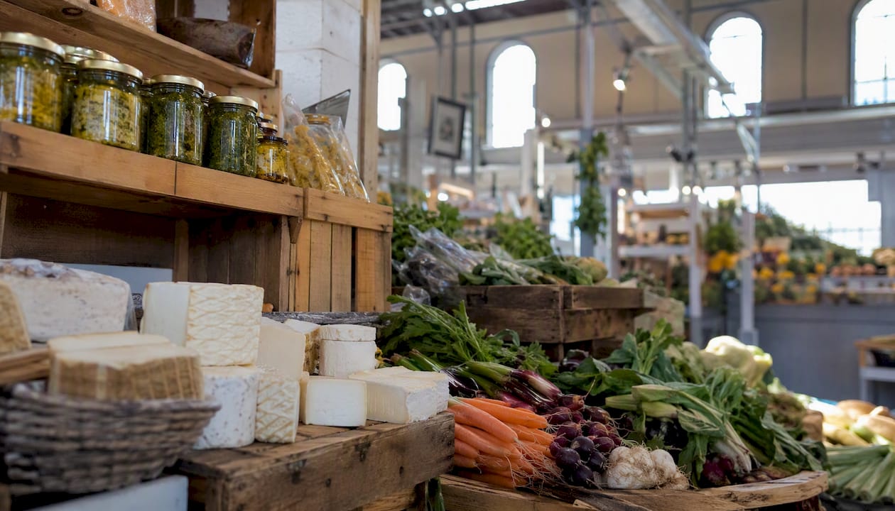 I sapori del territorio in bella mostra tra i banchi del mercato di Sanremo