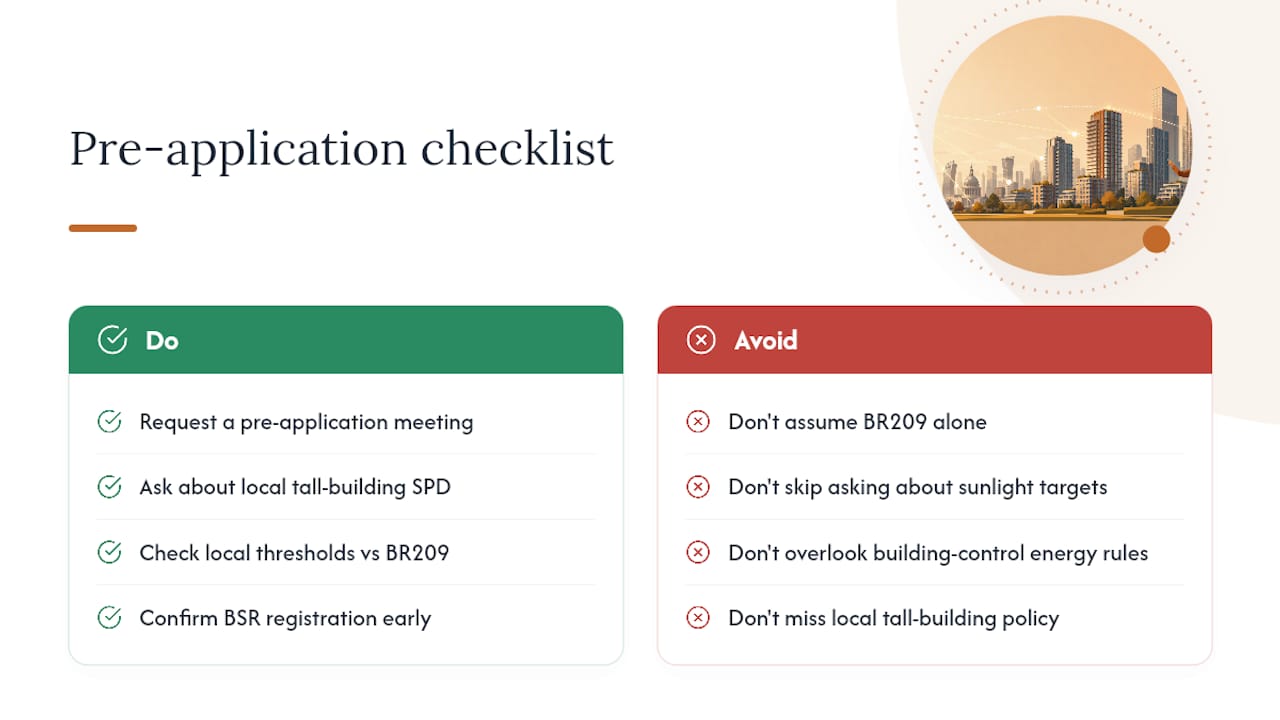 How do planning requirements differ outside London? — overview diagram