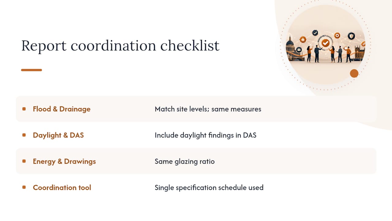 Coordinating Multiple Reports Into One Cohesive Application — overview diagram