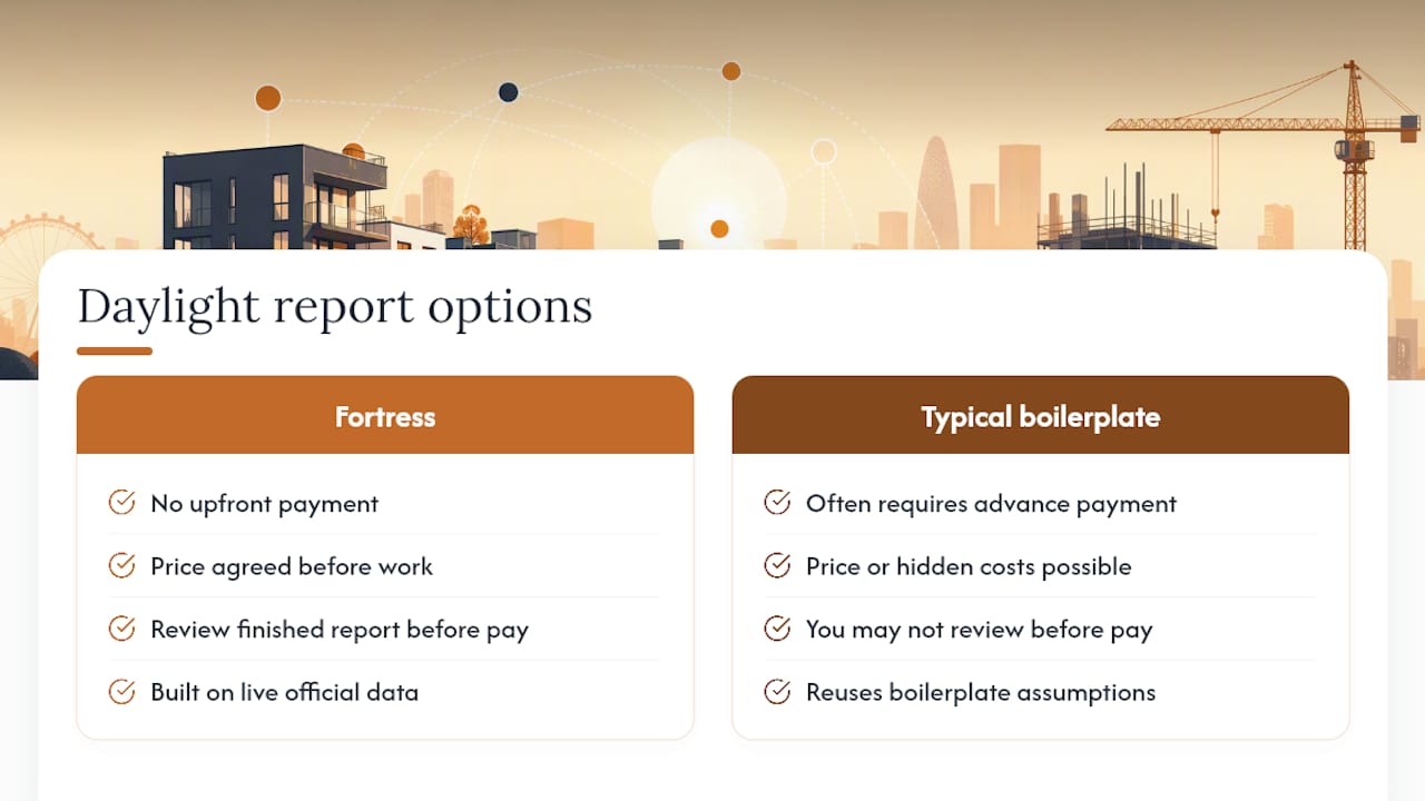 Get a BRE-Compliant Daylight Report Without the Guesswork — overview diagram