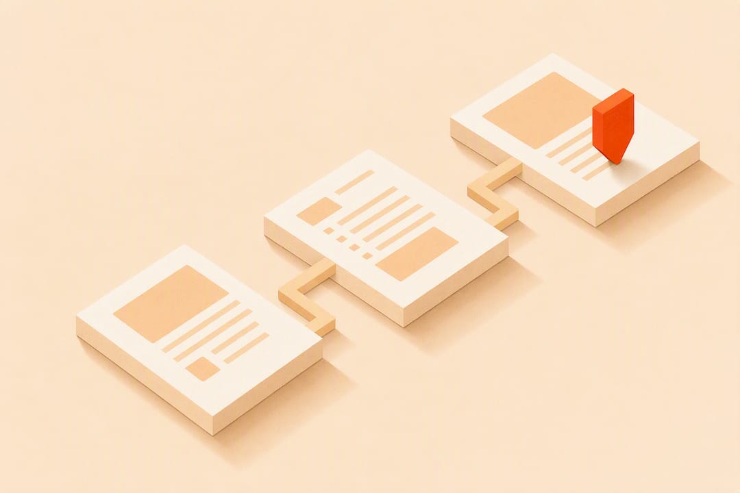Isometric tailored cover letter workflow