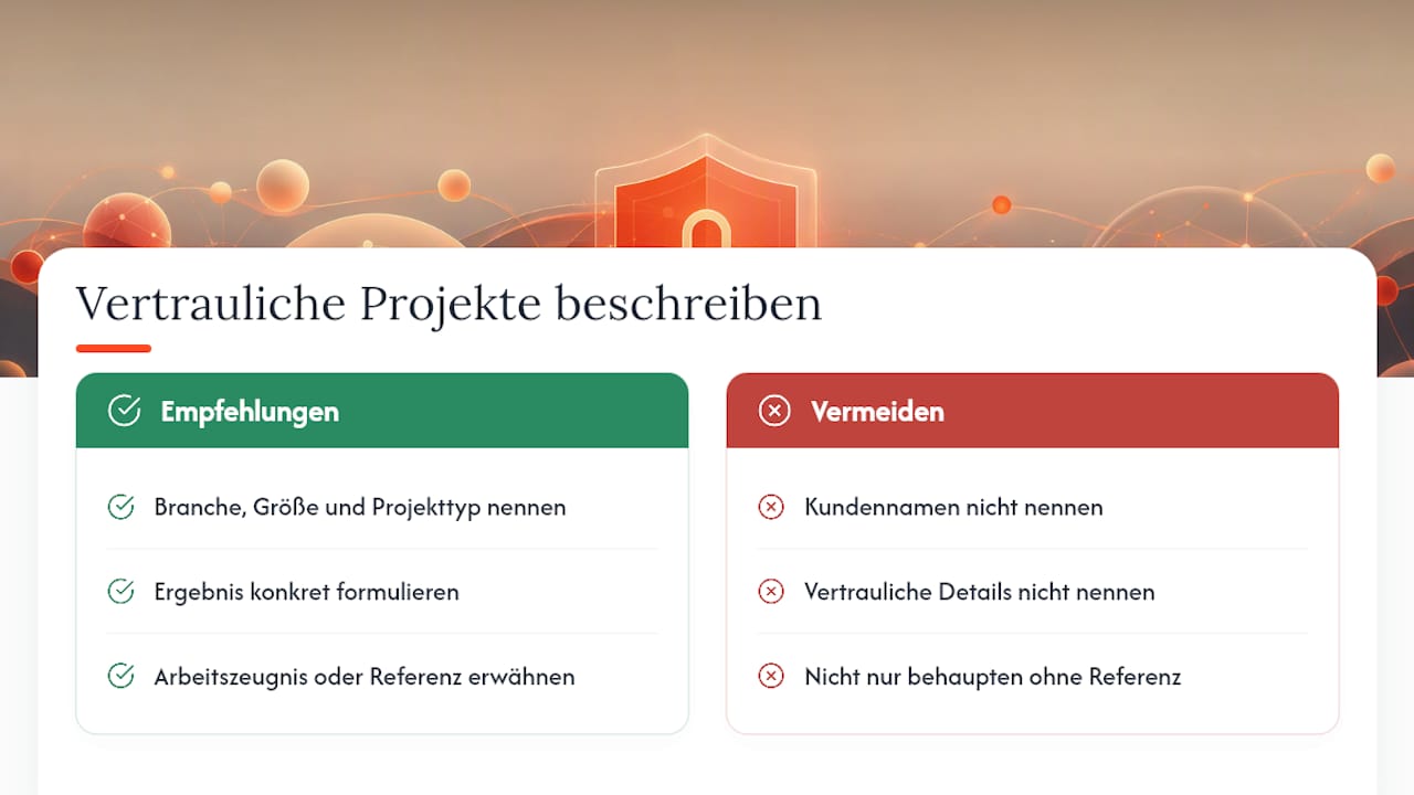 Wie beschreibst du vertrauliche Projekte ohne NDA-Bruch?: overview diagram