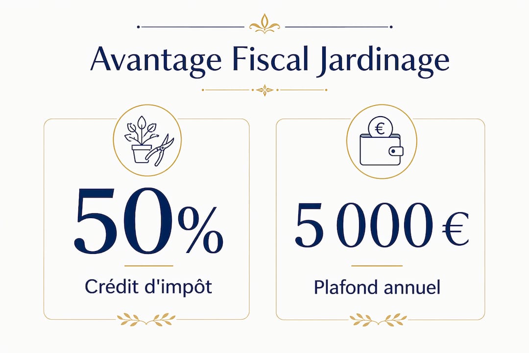 Découvrez en un clin d’œil les bénéfices fiscaux liés au jardinage en 2026 grâce à notre infographie détaillée.