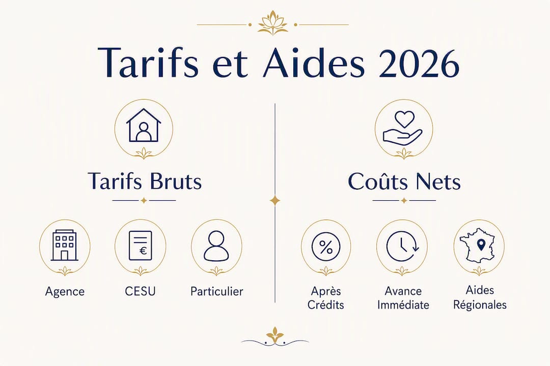 Visuel comparatif des prix affichés et des dépenses réelles du foyer
